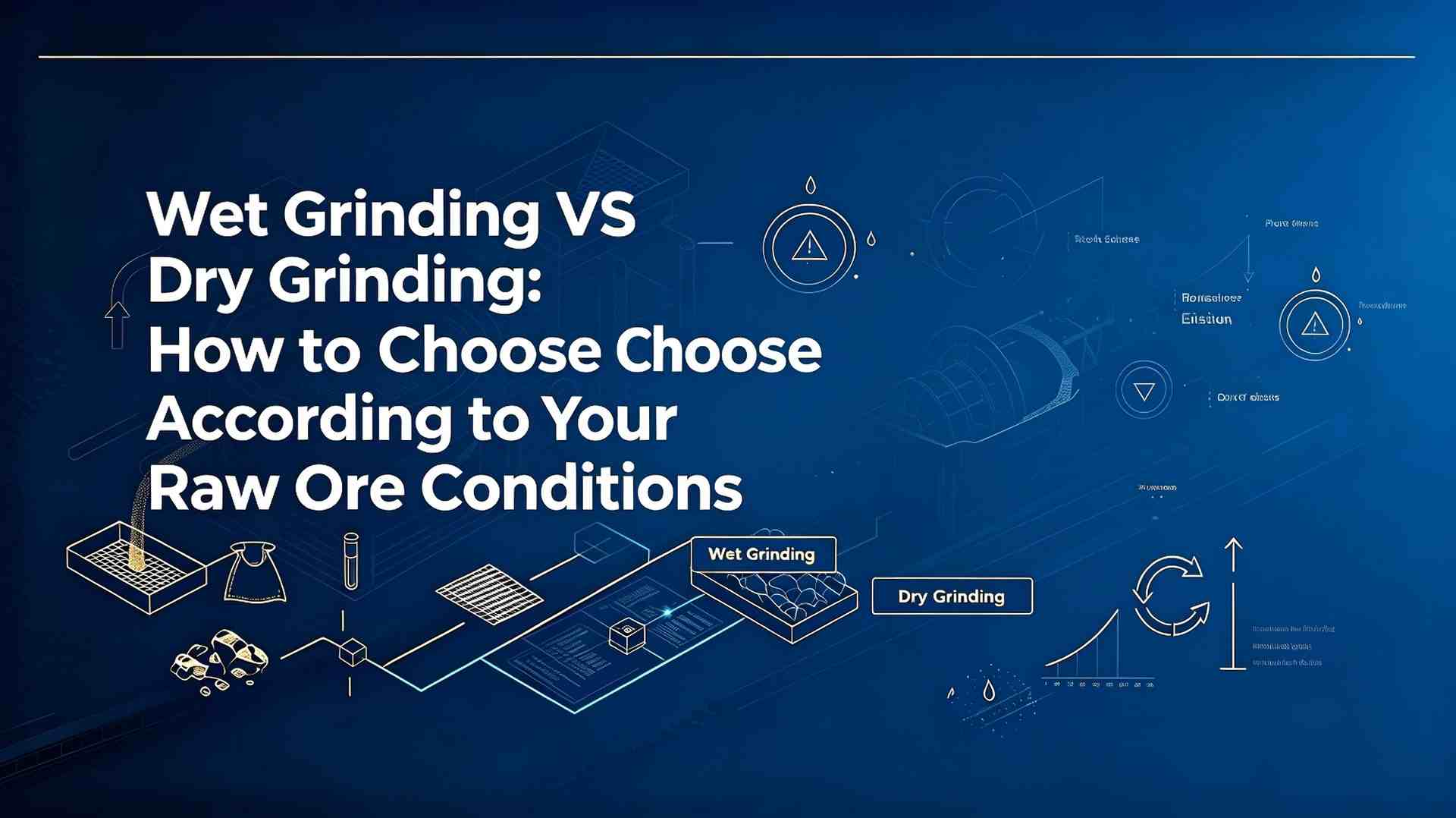 Wet Grinding VS Dry Grinding: How to Choose According to Your Raw Ore Conditions